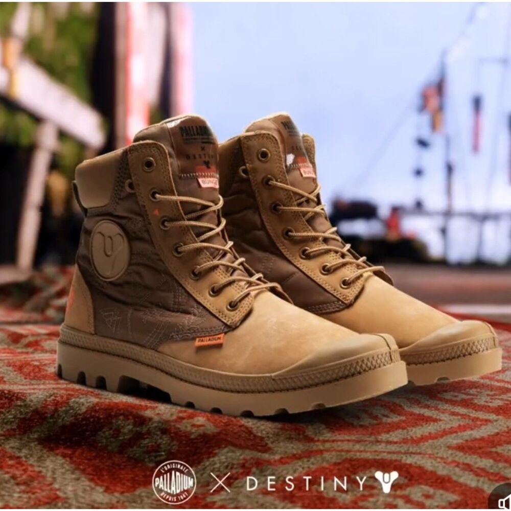 Palladium x Destiny Pampa WPN Bungie 30th Anniversary Boots Dear Brown - Size 9
